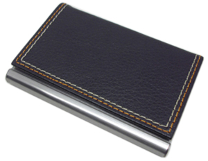 PU Metal Card holder